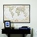 Craig Frames Wayfarer, Executive World Push Pin Travel Map