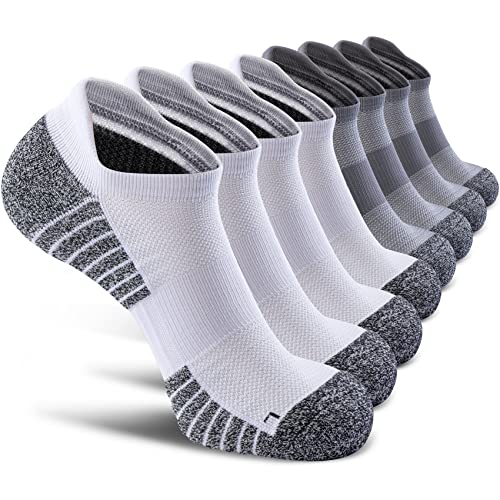 Image of No Show Sports Compression Socks for Men and Women Circulation 4 /8 Pack