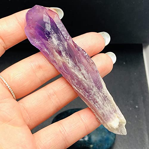 Cristal de amatista natural en punta de cuarzo para regalar bienestar y armonía 7