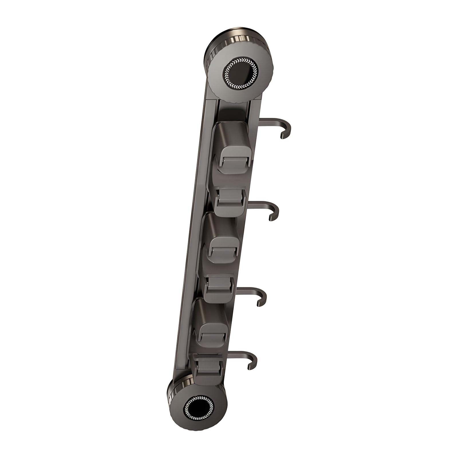 CAZSTYK Compact Tool Storage Rack Aluminum Broom Holder Simple Setup Damage-Free Tool Hanger