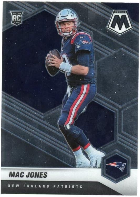 2021 Panini Mosaic #306 Mac Jones RC Rookie New England Patriots NFL Football Trading Card