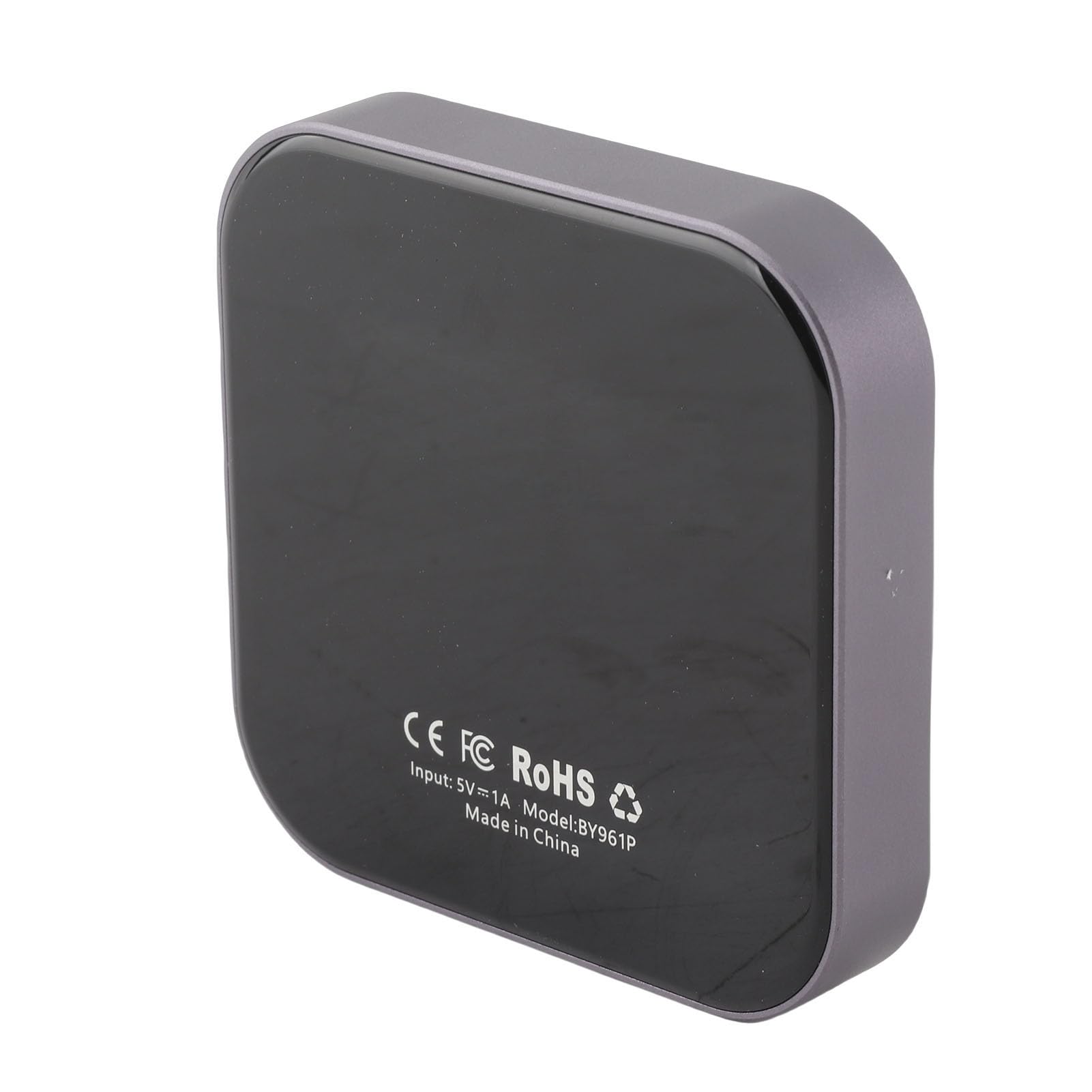 Generic Automatyczny Adapter Bezprzewodowy 4G LTE Car Video Entertainment Box do i Auto z funkcją Dzielonego Ekranu dla Pojazdów, Stop Aluminium