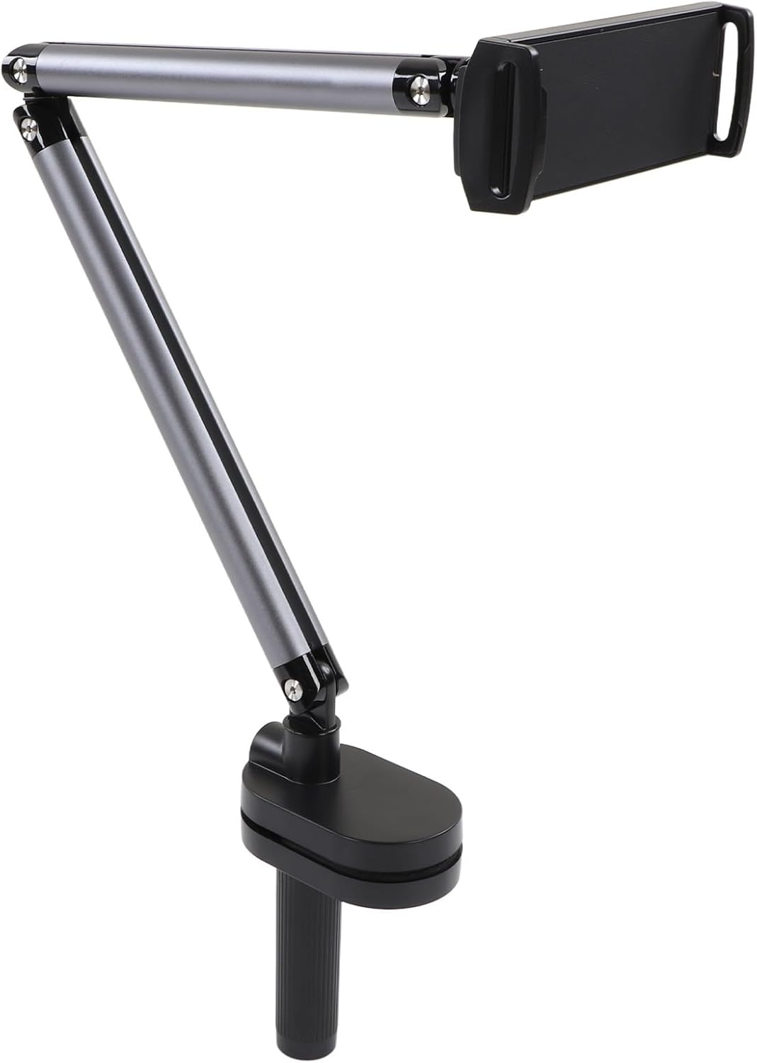 Phone Clamp/Holder Holder Adjustable Stand for Makeup Live Streaming, Soft Cushion Phone Mount for 4.7-12.9" Devices