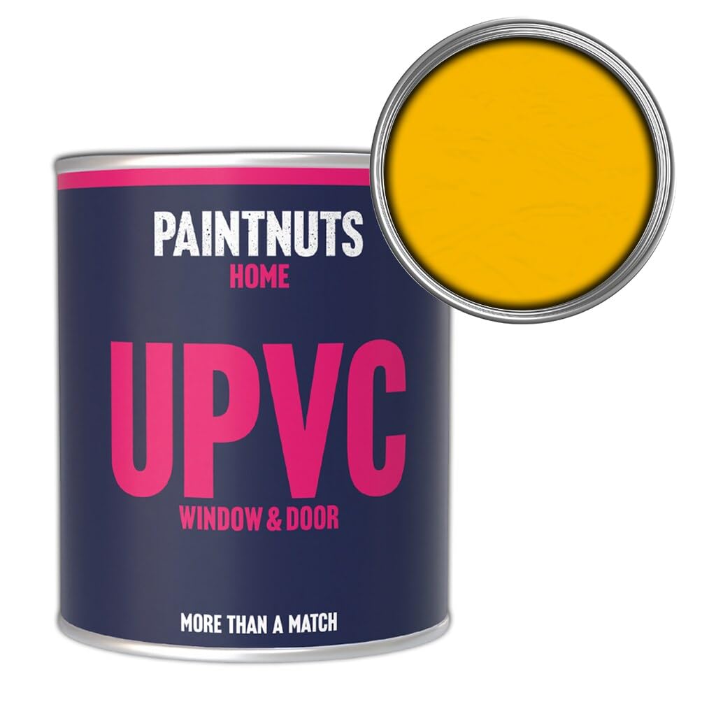 Paintnuts Colza Yellow Upvc Window & Door Paint - Ral-1021 - Satin 250Ml Tin