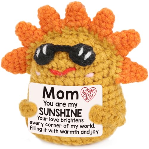 MY-ALVVAYS for Mom from Daughter Son, Sunshine Birthday Appreciation Gift for Mom, Funny Crochet for...