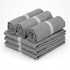 Chambray – Grey / White Stripe