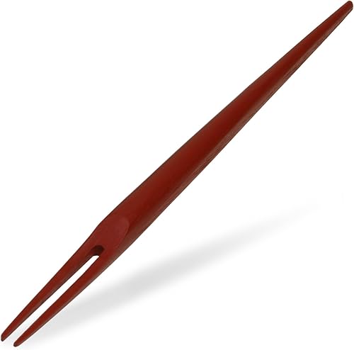 Miniatura 5 de Tenedor Shirasagi de bambú de 6.1 pulgadas (6.102 in), tenedor de dos puntas, selección dulce japonesa, para uso con Wagashi y frutas, fabricado en