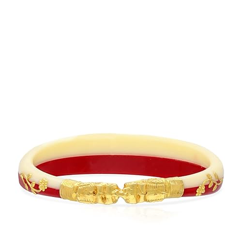 22K (916) purity Yellow Gold Malabar Gold Bangle BASRM0018A_Y_2_6 for Women