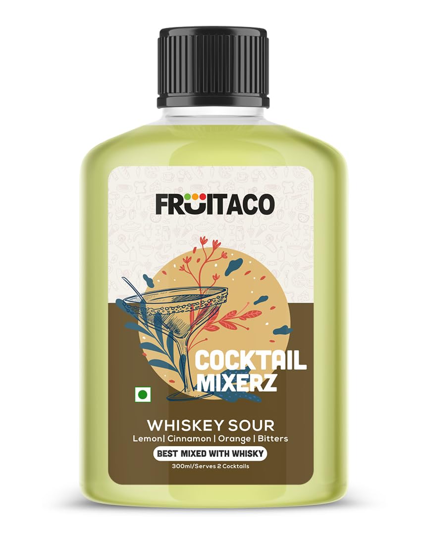 Fruitaco Whiskey Sour Cocktail Mixers - Finely Crafted Non-Alcoholic (Pack of 1) (B0C8MZYL7N) Amazon Price History, Amazon Price Tracker