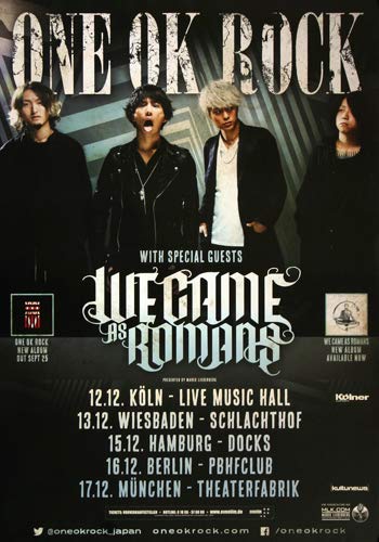 One OK Rock - 35XXXV 2015 - Poster, Concertposter, Concert