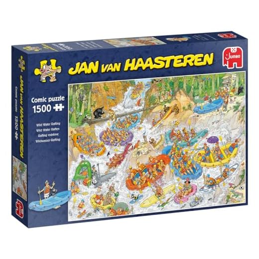 Puzzle Jan van Haasteren - Wild Water Rafting (1500 pieces)