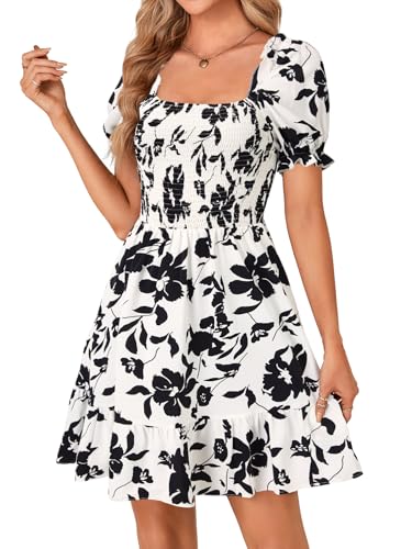 Image of Rooscier Women's Summer Boho Mini Dress