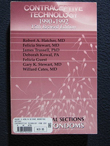 Contraceptive Technology, 1990-1992 0829024204 Book Cover