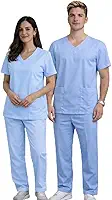 Conjunto Pijama Cirúrgico Hospitalar Oxford Unissex Uniforme Privativo Médico Enfermagem