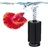 JOR Betta Sponge Filter, 6 x 5.5-Inches, Underwater Center Aquarium Filter, Works for Tropical Fish & Breeder Aquarium, 10-25 Gallon, Perfect for Fry & Small Fish, Must-Have for Aquarium Hobbyist