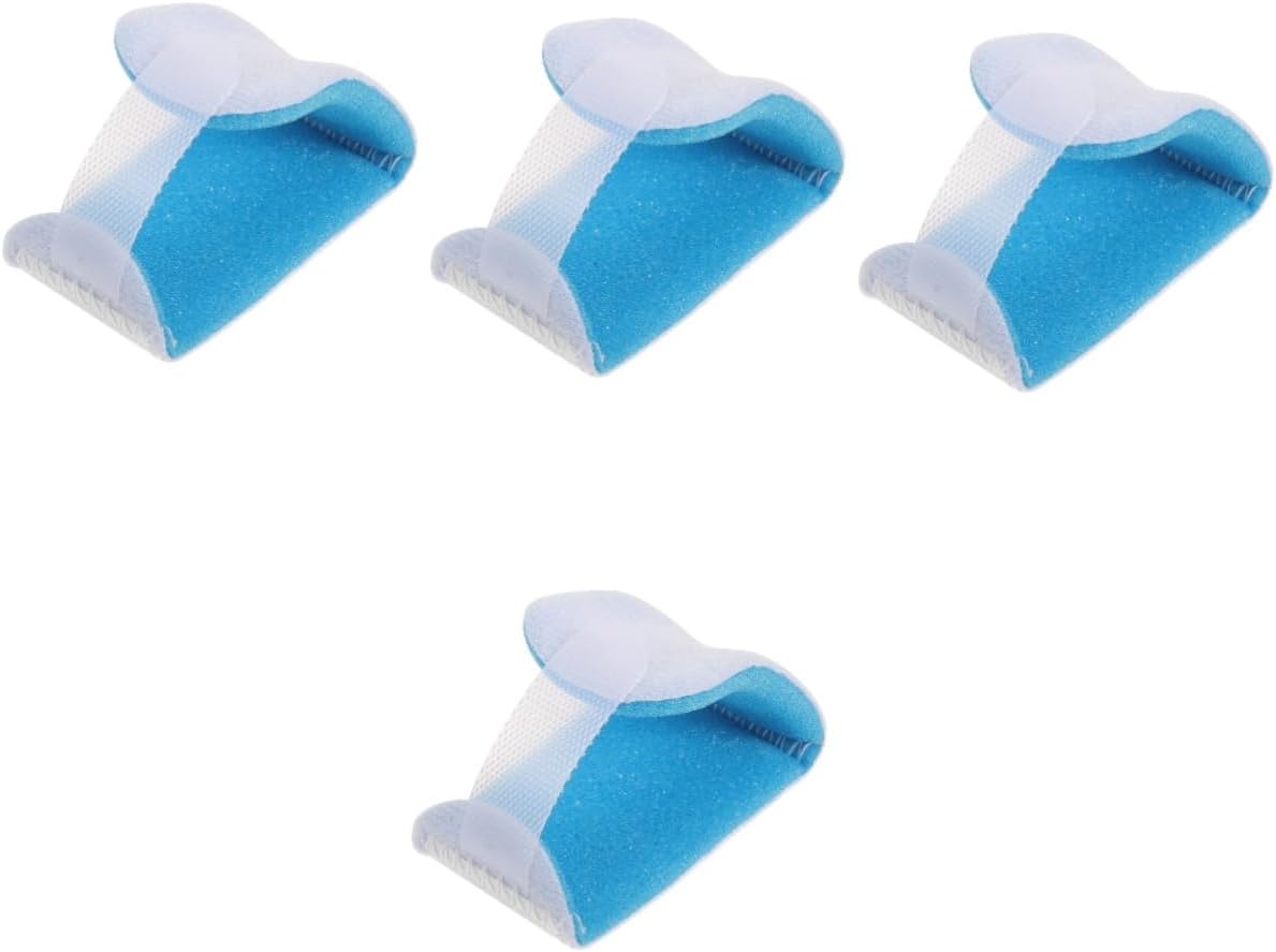 TEHAUX 4pcs Newborn Hospital Id Band Comfortable Wristband for Boy Girl Bulk Pack Tag Bracelets