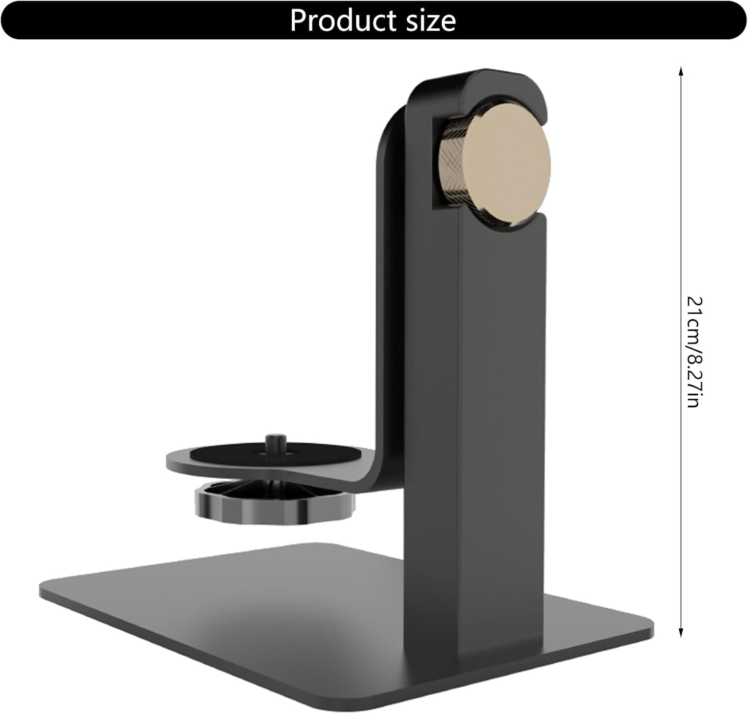Aluminum Alloy Projector Desktop Bracket Holder Storage Rack Ceiling Mount Adjustable Angles 360 Degree Rotation