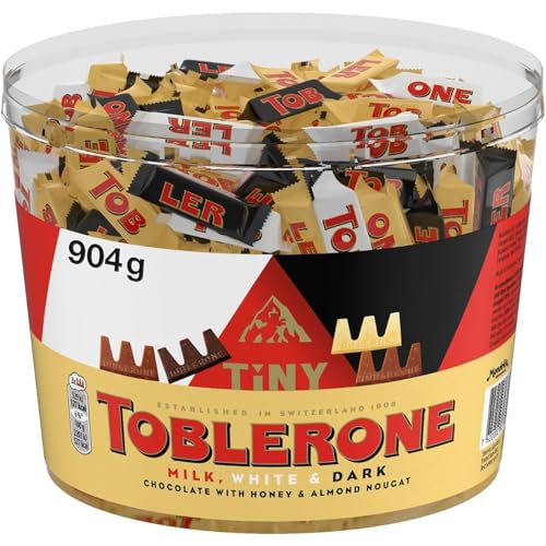 Toblerone Extra Large Tub Assorted Milk White & Dark Chocolate 904 g