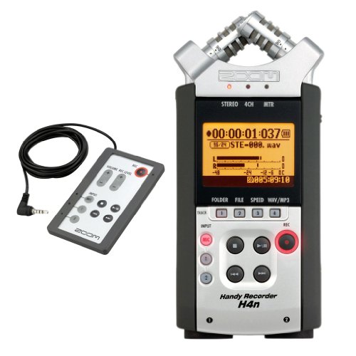 Zoom H4n COMBO Portable Digital Recorder Package with Zoom RC-4 Remote