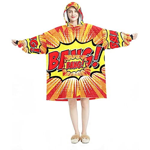 Sweat à capuche surdimensionné avec poche kangourou et doublure sherpa