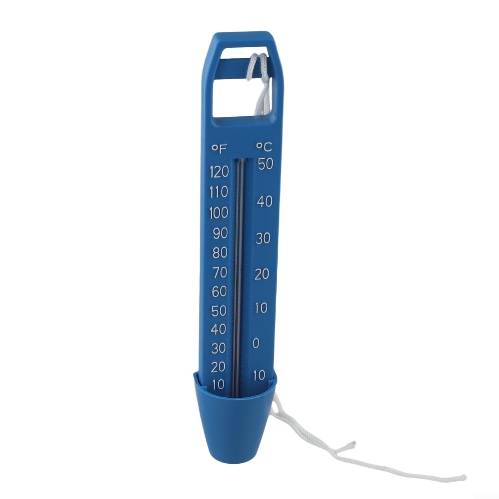 Portable Pool Floating Thermometer for Measuring Water Temperature in Pools, Spas, and Ponds with Fahrenheit and Celsius Display