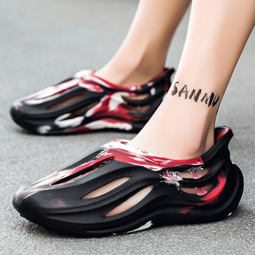 Foam Runner Shoes for Men Women Slip-On Hollow Out Shoes Foam Runner Style Lightweight Durable EVA Material Breathable Soft Cloud Slippers for Men Women4