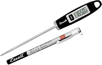 Escali DH1-B NSF Listed Gourmet Digital Thermometer, Black