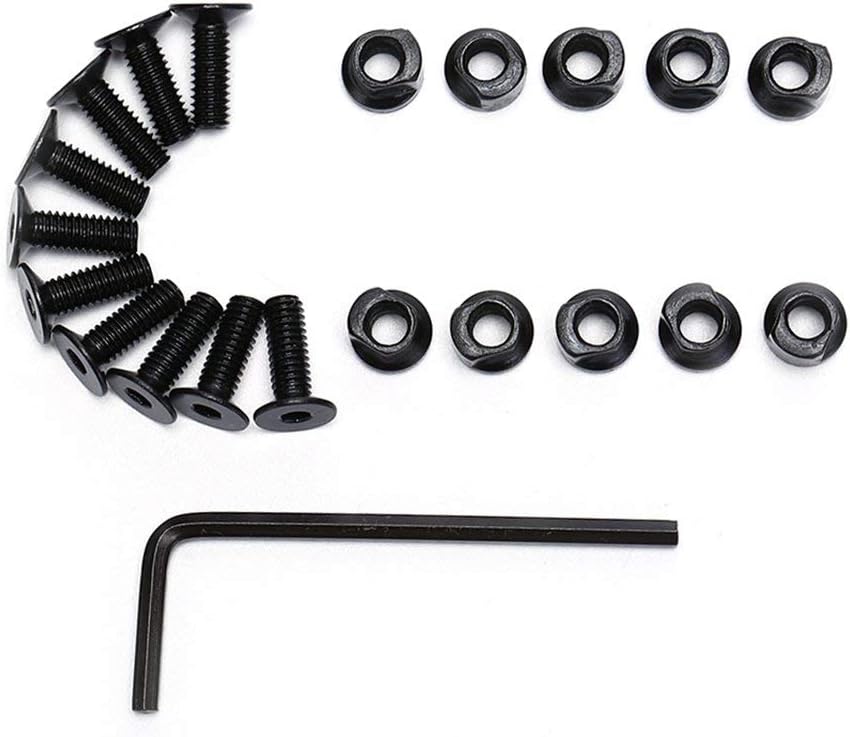 360 Tactical 10 Sets Keymod Screw and Nut Replacement Set for Railed Parts
