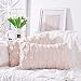 SEVEN HITECH 2er Set Samt Kissenbezug Dekorative Dekokissen Boho kissenbezüge Retro-Stil Sofakissen Couchkisen Wurfkissenbezug für Sofa Schlafzimmer Büro mit Verstecktem Reißverschluss 30x50cm Beige