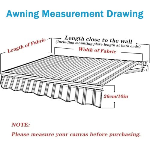 Auvent rétractable en polyester résistant pour abris solaires de marché - 8