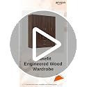 Image of Wakefit Wardrobe for Bedroom | 1 Yr Warranty | Cupboard for Bedroom, Almirah, Wooden Wardrobe, Multi-Shelves Storage with Drawer, & Hanger, Density:680-750 kg /m, Free Installation (Organza - CW)
