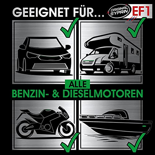 SYPRIN Motorspülung Schlammspülung für Diesel und Benzin Motoren - Motor Reiniger - Engine Oil Flush I Systemspülung Motorinnenreinigung (250ml)
