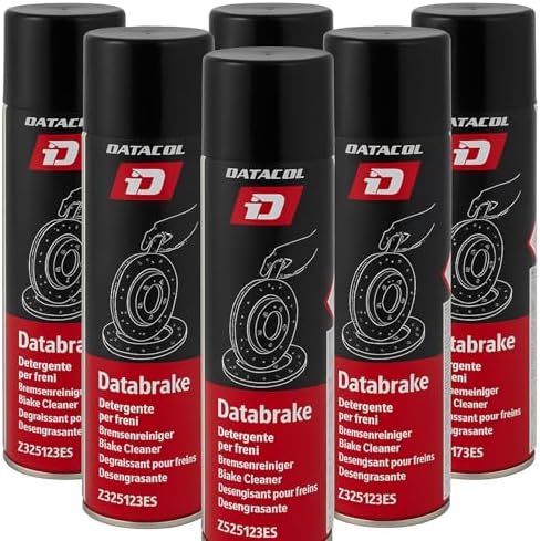Genérico Datacol Databrake | Professional Brake Cleaner Spray | Grease, Oil and Brake Dust Remover | 500 ml | Pack of 6, Reference Z325123ES