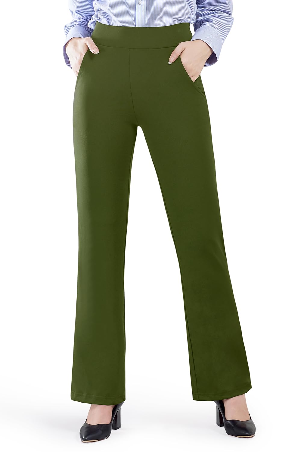 Womens Dress Pants AherBiu Yoga Pants Women Workout Pants With