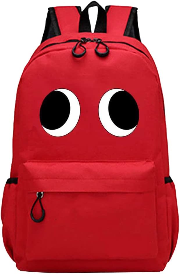 Cartoon Backpack School Bag For Boys Girls Outdoor Game Travel Sports Waterproof Cute Laptop Bag Red Backpacks 17"