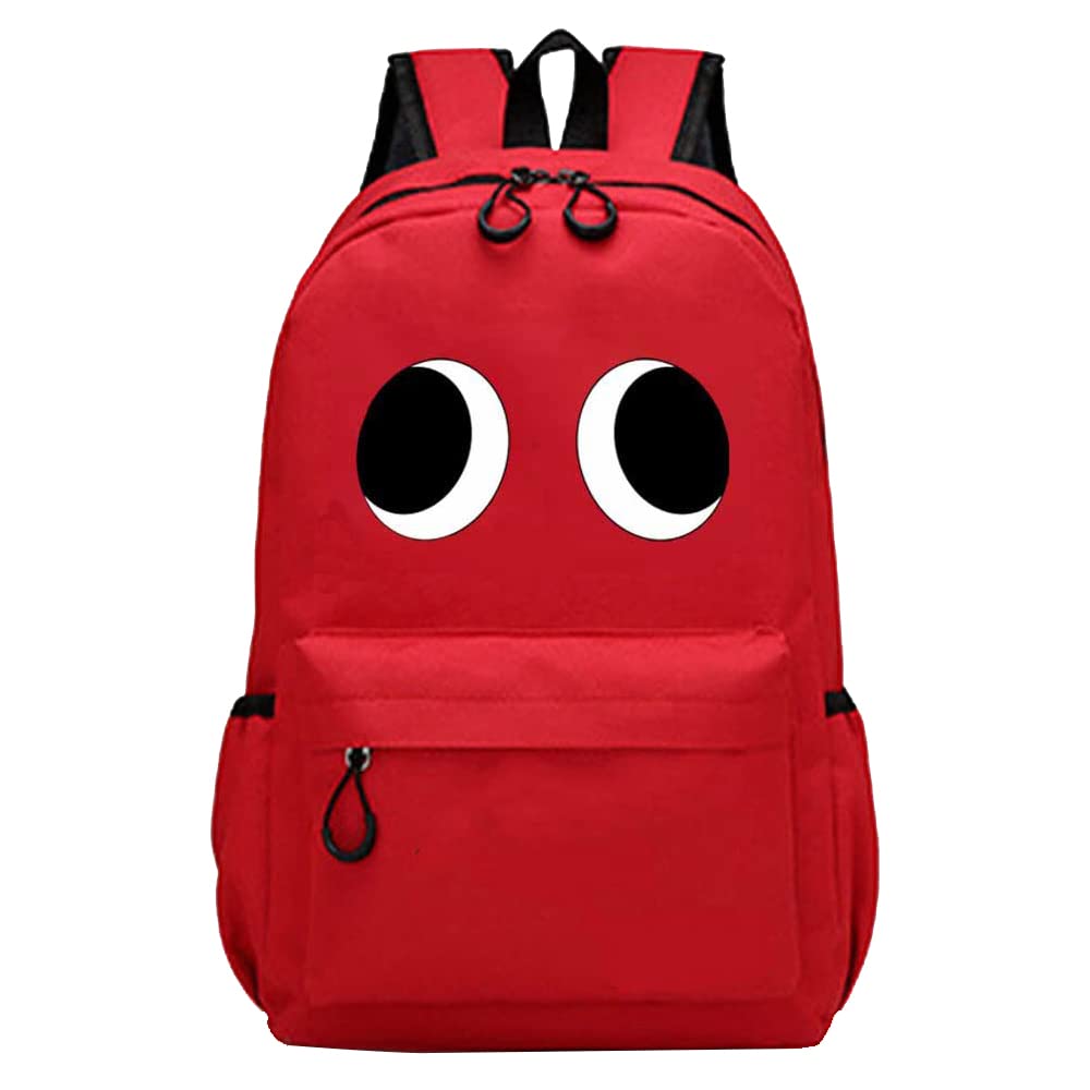 Cartoon Backpack School Bag For Boys Girls Outdoor Game Travel Sports Waterproof Cute Laptop Bag Red Backpacks 17"