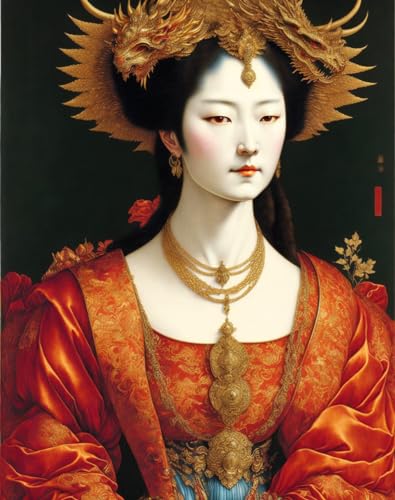 Poster She Is the Dragon Leader 58x90 cm portrait de demi-corps sans cadre