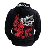 Spaß kostet Männer und Herren Kapuzenjacke Death Head (mit Rückendruck) S-8XL