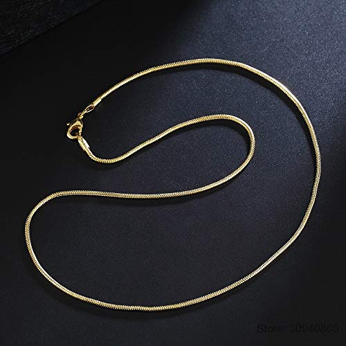 Collier chaîne serpent 2mm un cadeau d'anniversaire mémorable pour elle - 2