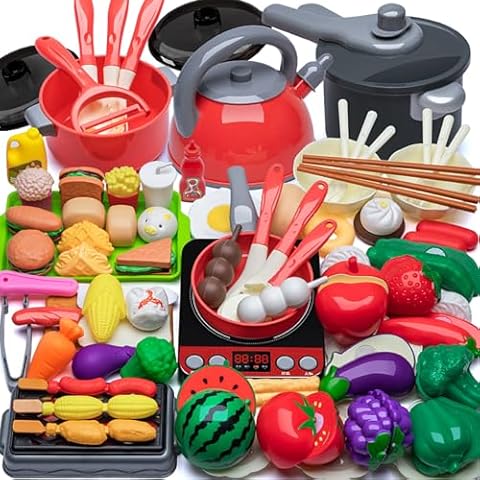 Jouet de Cuisine AQXONG 74 Pcs Cover