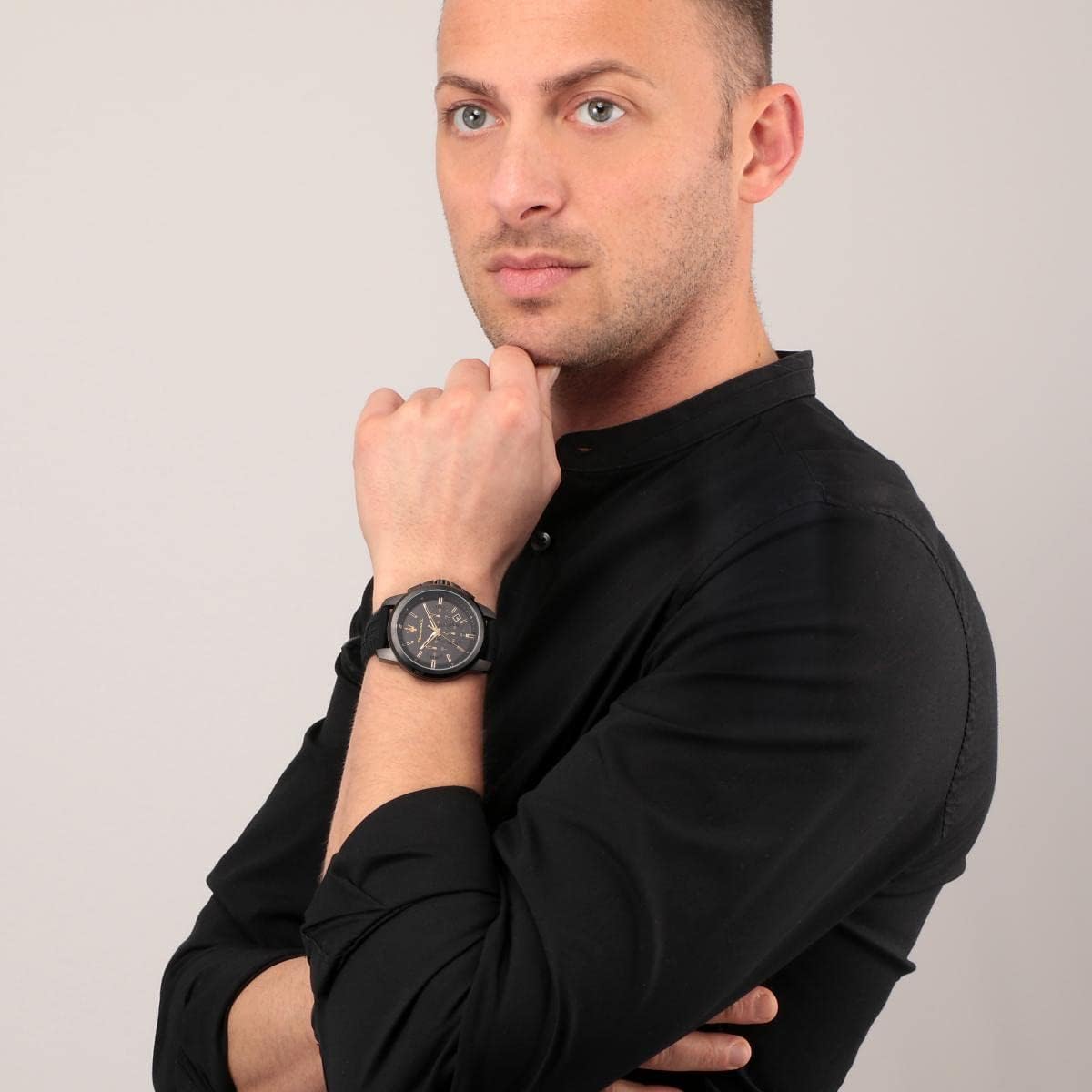 Maserati Orologio da uomo, Collezione Successo, in Acciaio, Silicone, con cinturino in Silicone - R8871621011 Maserati Orologio da uomo, Collezione Successo, in Acciaio, Silicone, con cinturino in Silicone - R8871621011