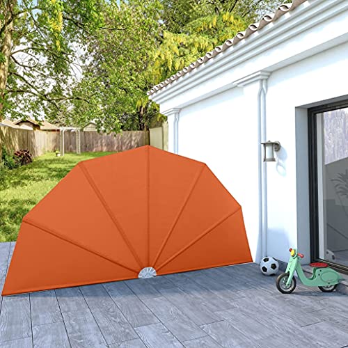 Protección solar para terrazas mediante toldo exterior lateral plegable de poliéster 2