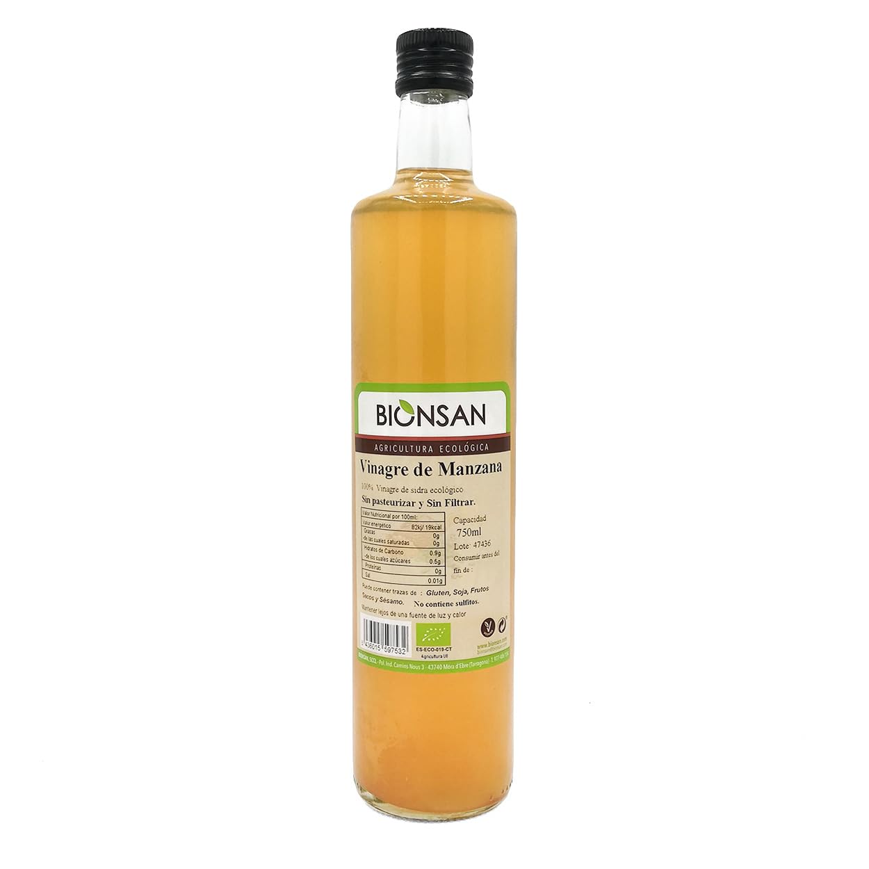 Bionsan Vinagre de Manzana Ecológico 750 ml