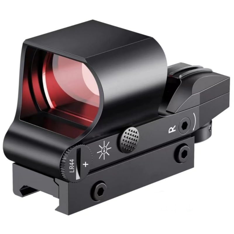 1x28x40mm Red Dot Sight Reflex Sight,Red Dot Optics,4 Adjustable Reticles Sight for 20mm Picatinny Rail