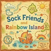 Sock Friends and Rainbow Island (Sock Friends Adventures) B0F5MX5CQ1 Book Cover
