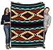 Southwest Geometric Turquoise blanket throw