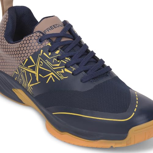 Liberty Freedom Black & Navy Blue Badminton Shoes - Image 5
