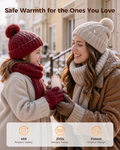 Sweetfull 2-Pack Magnetic Rechargeable Hand Warmers w/ 4000mAh, 3 Heat Settings for (Reg. $14.99) - image 7