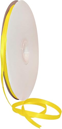 Morex Ribbon Cinta de raso de doble cara, 14 pulgada por 100 yardas, narciso, 0880600-645