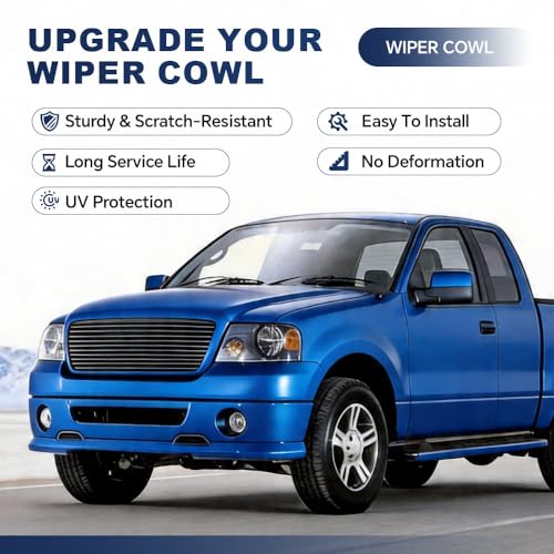 PIT66 Windshield Wiper Cowl Vent Grille Panel Fit Ford F150 2004-2008 2PCS by PIT66 - Used condition - Image 5